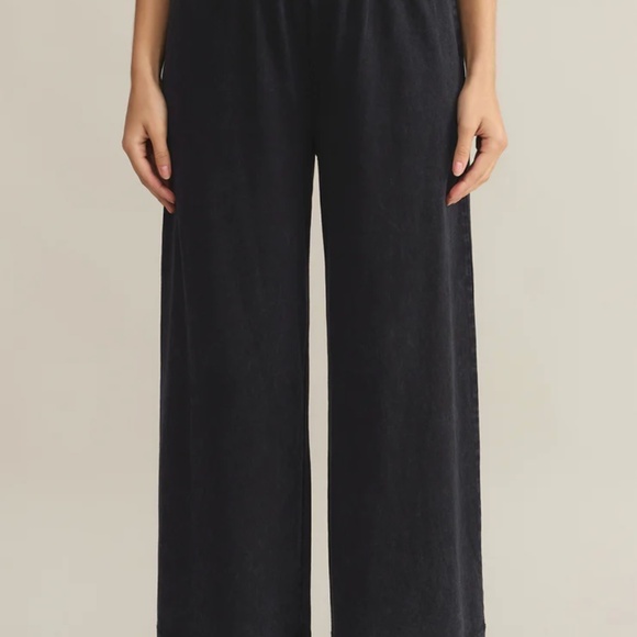 Z Supply Scout Jersey pant in Black - Picture 1 of 4